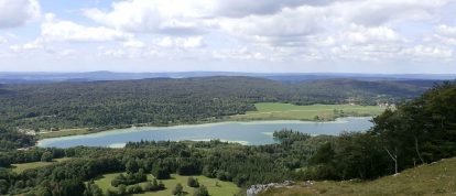 Paysage du Jura, Pic de l'Aigle et Pont-de-Poitte