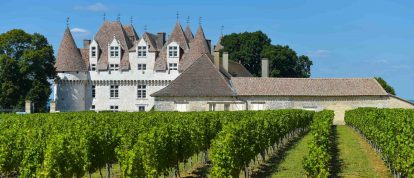 Château et vignobles à proximité de Bergerac, Dordogne