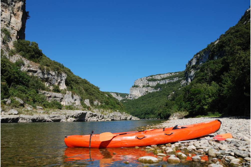 kayaking in Ardeche, France