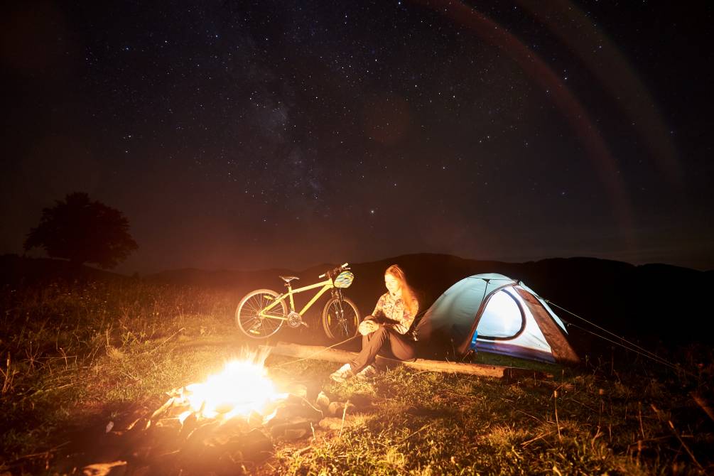 cycle camping