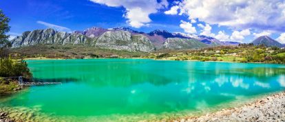 Castel San Vincenzo See, Molise, Italien - Campingplätze in Molise