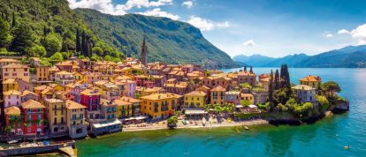 Varena, Lake Como, Lombardy, Italy -Campsites in Lombardy