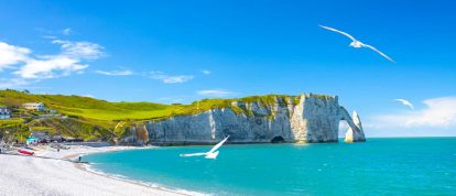 Etretat, Pays de Caux, Seine Maritime, Normandia, Francia - Campeggi in Normandia