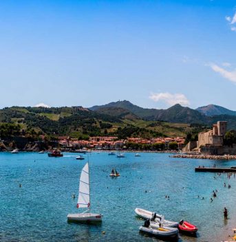 Collioure, Côte Vermeille, Pyrénées-Orientales, Okzitanien, Frankreich - Campingplätze in Okzitanien