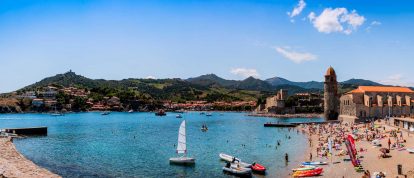 Collioure, Côte Vermeille, Pyrénées-Orientales, Okzitanien, Frankreich - Campingplätze in Okzitanien