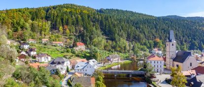 Rožmberk nad Vltavou, Český Krumlov, Bohême du Sud, République tchèque - Campings en République tchèque