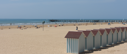 Saint Jean de Monts beach, Vendee, Pays de La Loire, France - Campsites in Saint Jean de Monts