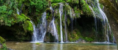Cascades des Tufs, im Jura, Campingplätze im Jura, Bourgogne-Franche-Comté, Frankreich