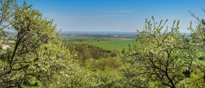 Une vue de la campagne dans la Meuse. Campings dans la Meuse