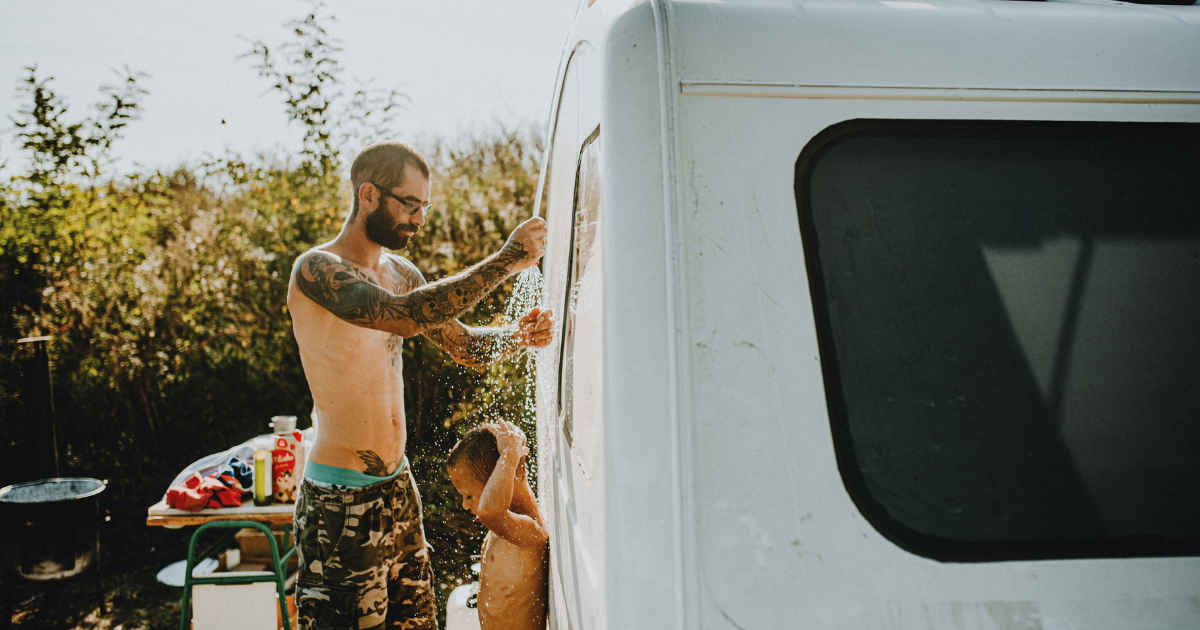 camping shower