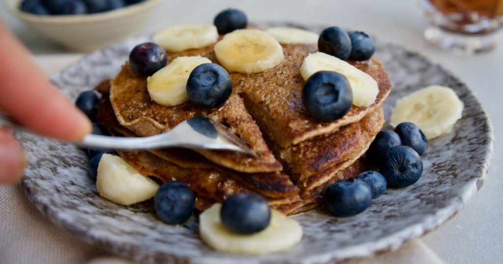 banana pancakes campervan food