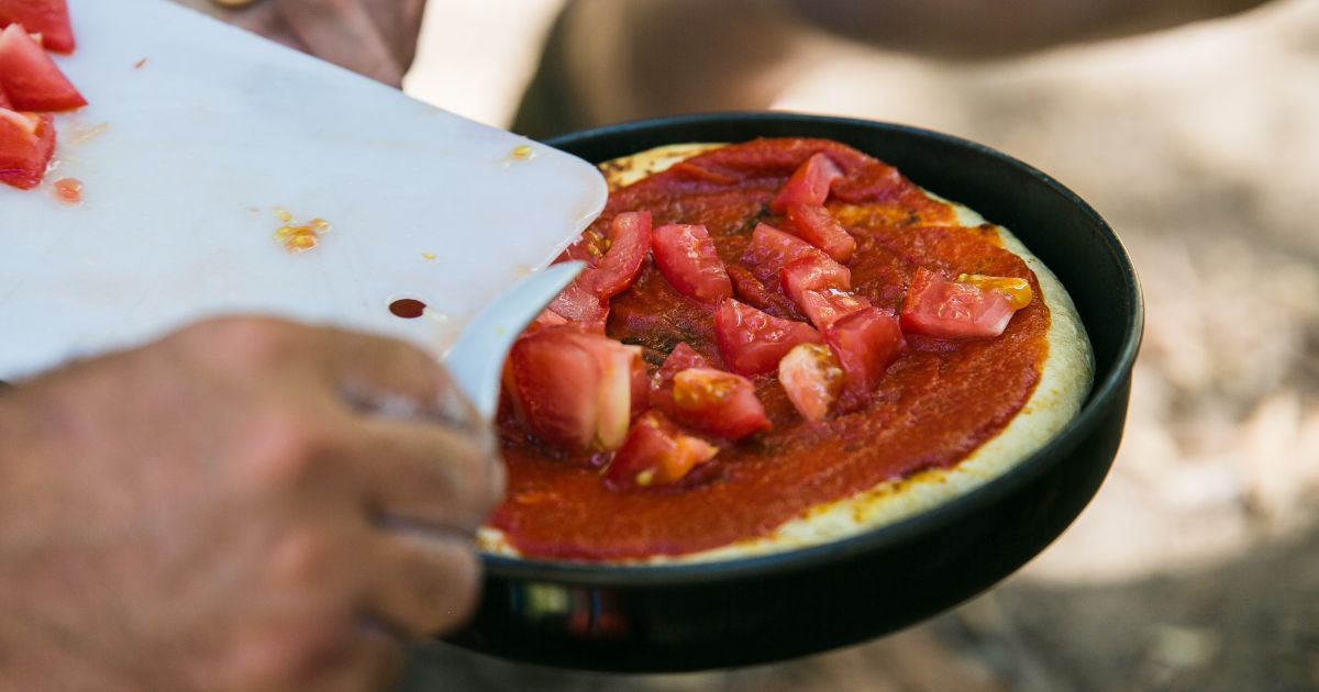 camping pizza