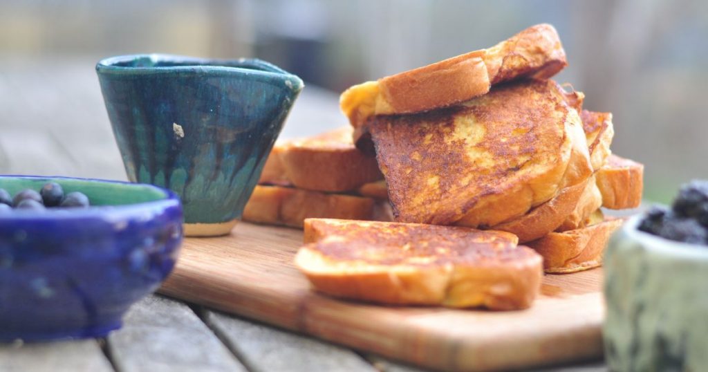 french toast campervan food