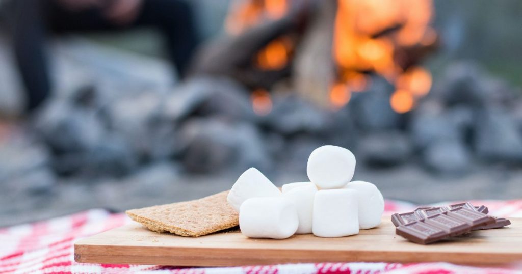 s'more camping food