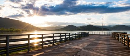 Salagou lake, in Occitanie, France - Campsites in Herault