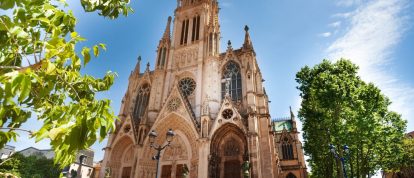 Kathedraal Basilique Saint-Epvre in Nancy, Meurthe-et-Moselle - Campings in Meurthe-et-Moselle