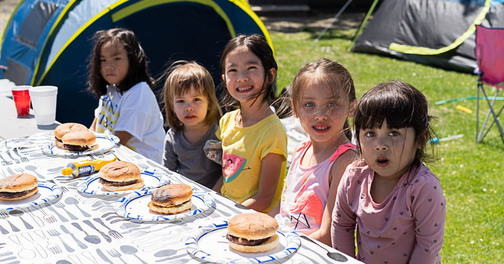 cibo bambini in campeggio