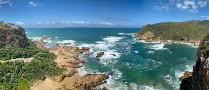 Vue panoramique de Knysna Heads, Afrique du Sud - Campings sur la Route des Jardins