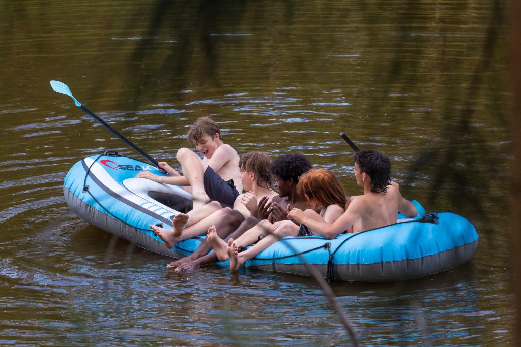 rafting et camping pour ados | teenagers rafting on holidays