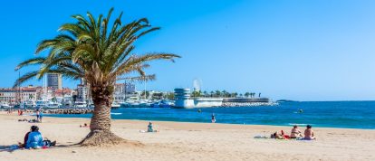 Spiaggia del Fréjus, Saint-Raphaël, Costa Azzurra, Francia