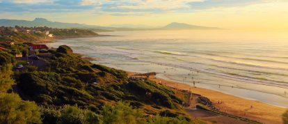 Strand Uhabia in Bidart - Baskische Küste, Frankreich - Campingplätze in Bidart
