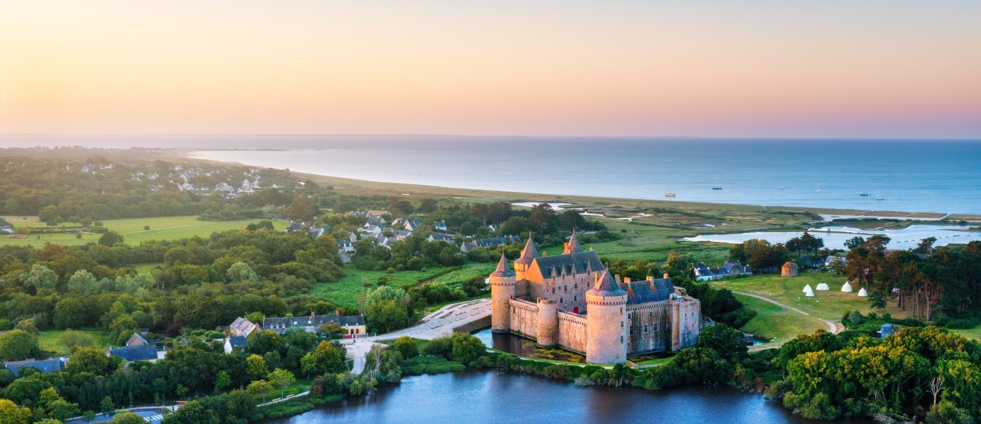 Château de Suscinio dans le Golfe du Morbihan, Bretagne - Campings à Sarzeau