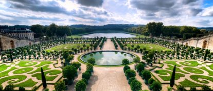 Vue sur les jardins de Versailles, banlieue de Paris - Campings à Versailles