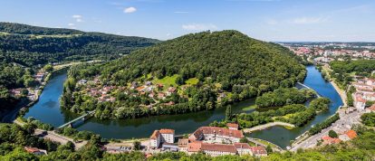 Uitzicht op Besançon vanaf de Citadelle Vauban in de Doubs - Campings in Besançon