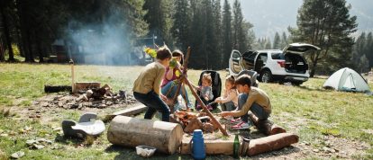 Picknick met het gezin in de natuur - Campings in Épinal