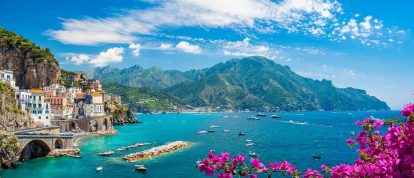 Atrani en la Costa Amalfitana, Campania, Italia - Campings en Campania