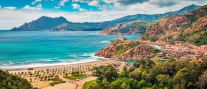 Tour Genoise de Porto, Ota, Corse-du-sud, Córcega, Francia - Campings en Córcega