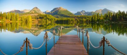 Lago Strbske Pleso, Altos Tatras, Eslovaquia - Campings en Eslovaquia