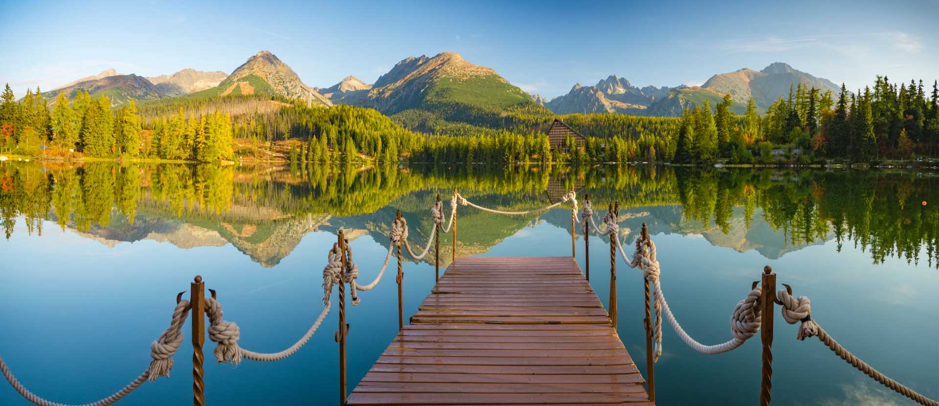 Lago Strbske Pleso, Altos Tatras, Eslovaquia - Campings en Eslovaquia