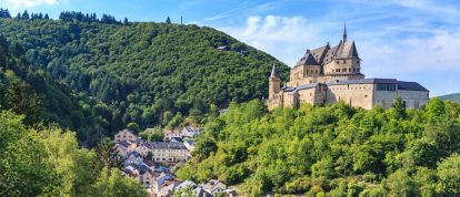Castillo de Vianden, Vianden, Rin, Luxemburgo - Campings en Luxemburgo