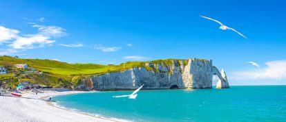 Etretat, Pays de Caux, Sena Marítimo, Normandía, Francia - Campings en Normandía