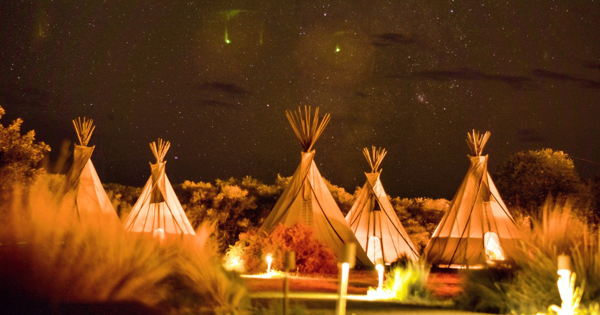 Glamping tende tepee