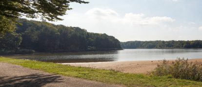 Etang de St-Bonnet de Tronçais, Forêt de Tronçais de Sologne, Borbonesa, Allier, Auvernia Ródano-Alpes, Francia - Campings en Allier