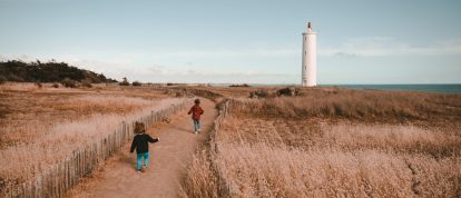 The Corniche Vendéenne and lighthouse - campsites in Saint-Hilaire-de-Riez