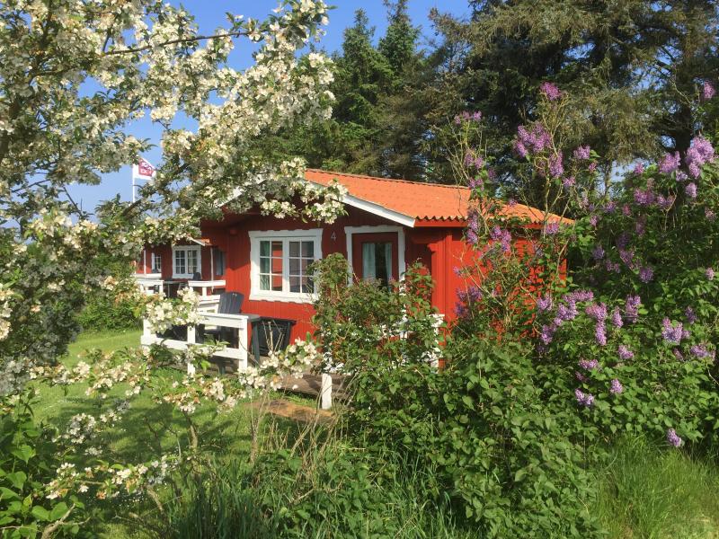 Chalet in the garden. Ballum campsite Marsch Country