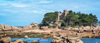 Rochers de Ploumanach à Perros-Guirec, Côtes d'Armor - Campings à Perros-Guirec