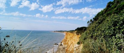 Vista panorámica de la playa de Mine d'Or - Campings en Pénestin
