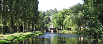 Río Scorff, Pont-Scorff, Morbihan - Campings en Pont-Scorff