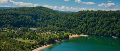 Het strand in Doucier en Lac Chalain - Campings in Doucier en Lac Chalain