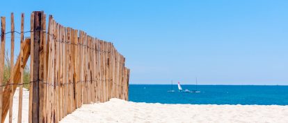 Path to the beautiful sandy beach of Quiberon - Campsites in Quiberon