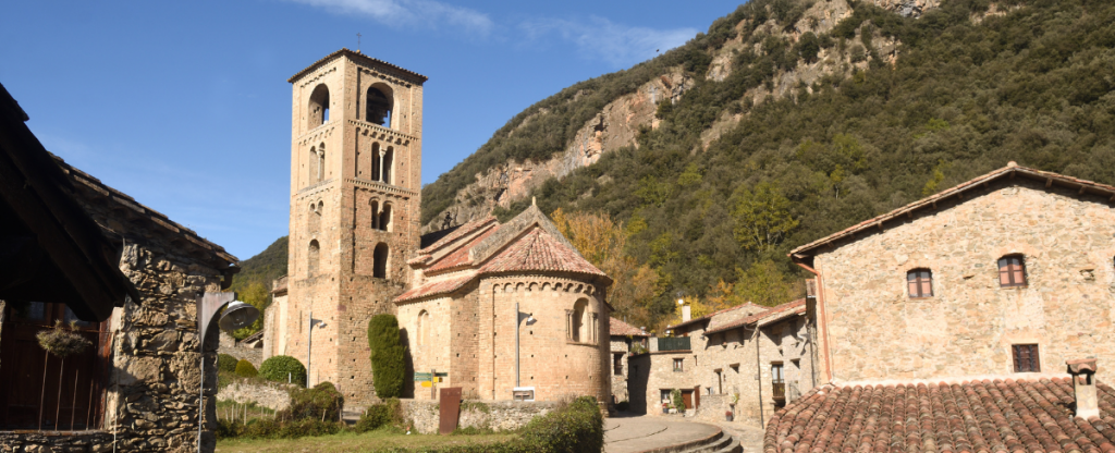 Antica città di Girona in Spagna