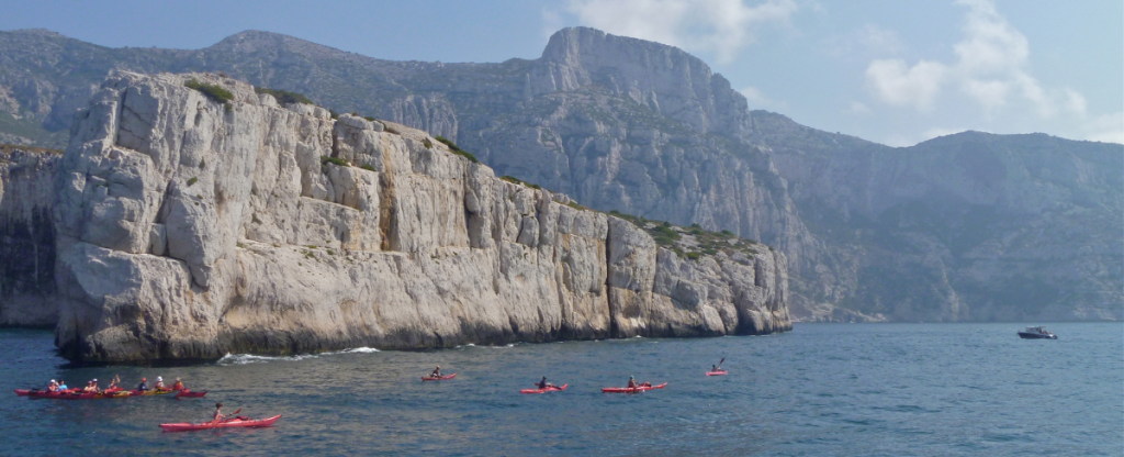 Kayaking in Calanques National Park