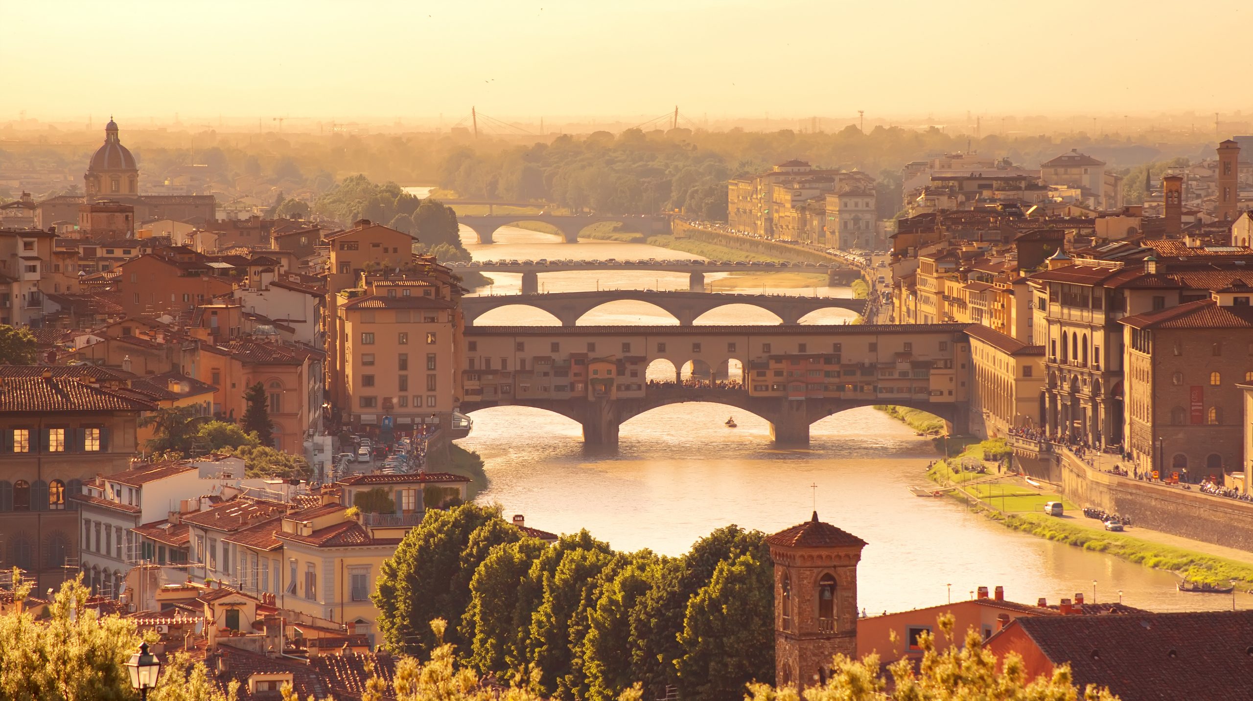 Vue aérienne de Florence